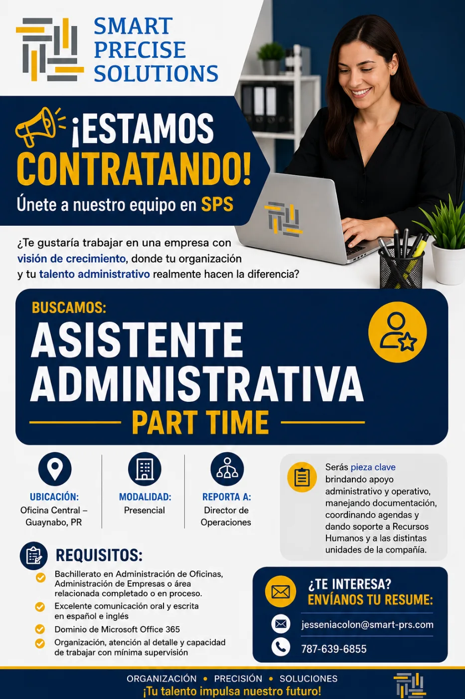 Flyer del anuncio, subido por el patrono